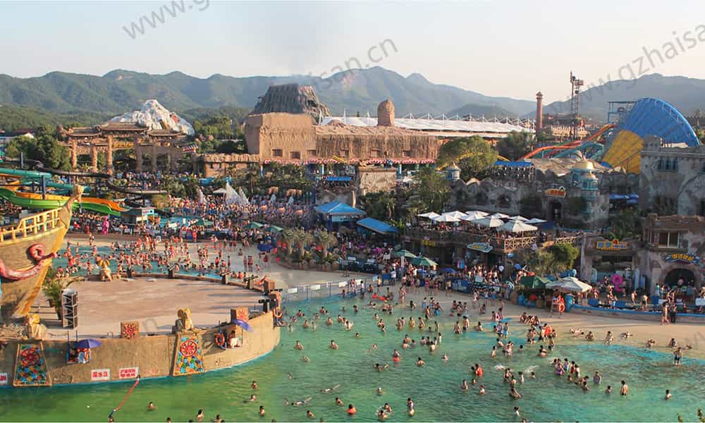 浙江橫店影視城夢幻谷水樂園盛大開園
